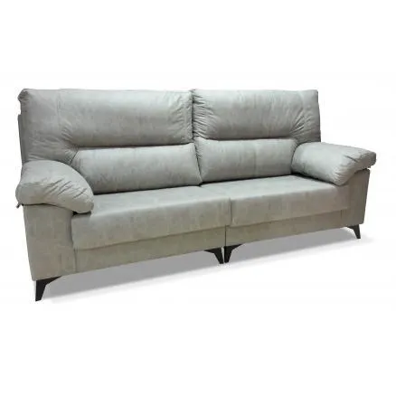 Sofá en color magnolia cemento, mod. Sagunto