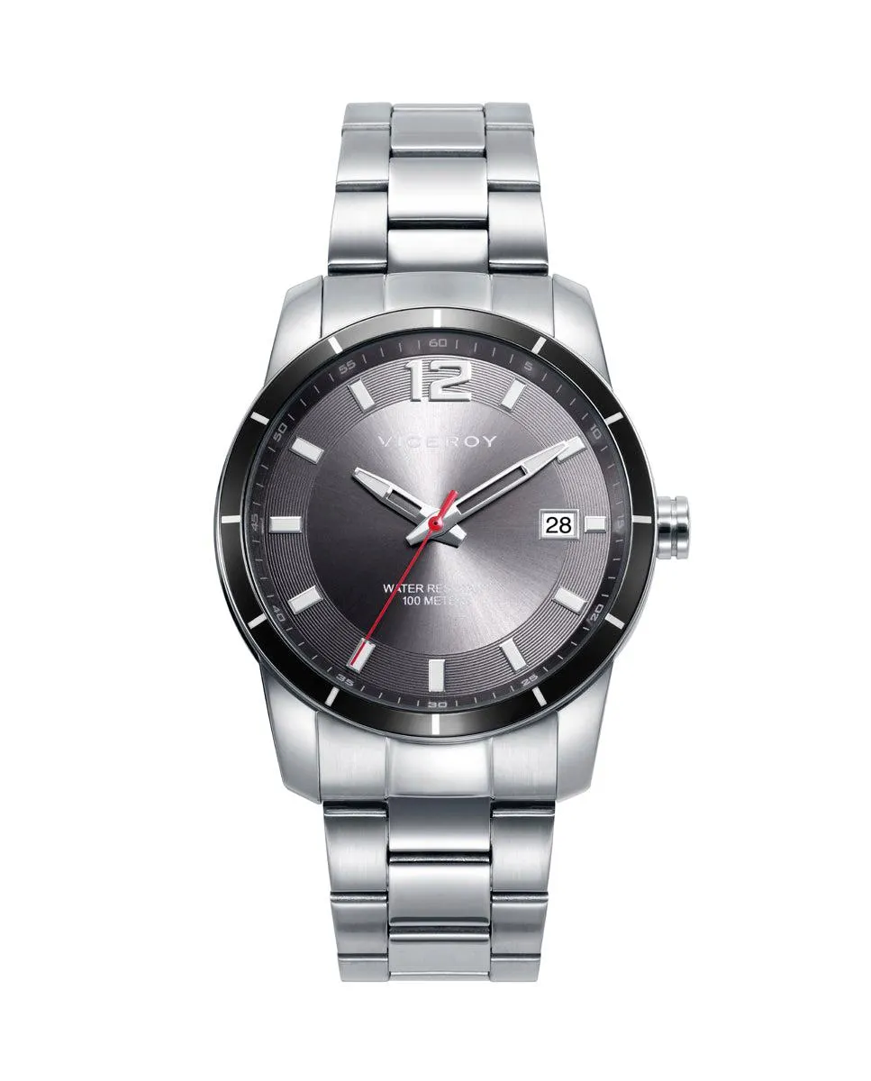 Reloj de hombre Magnum con caja de acero y brazalete de acero