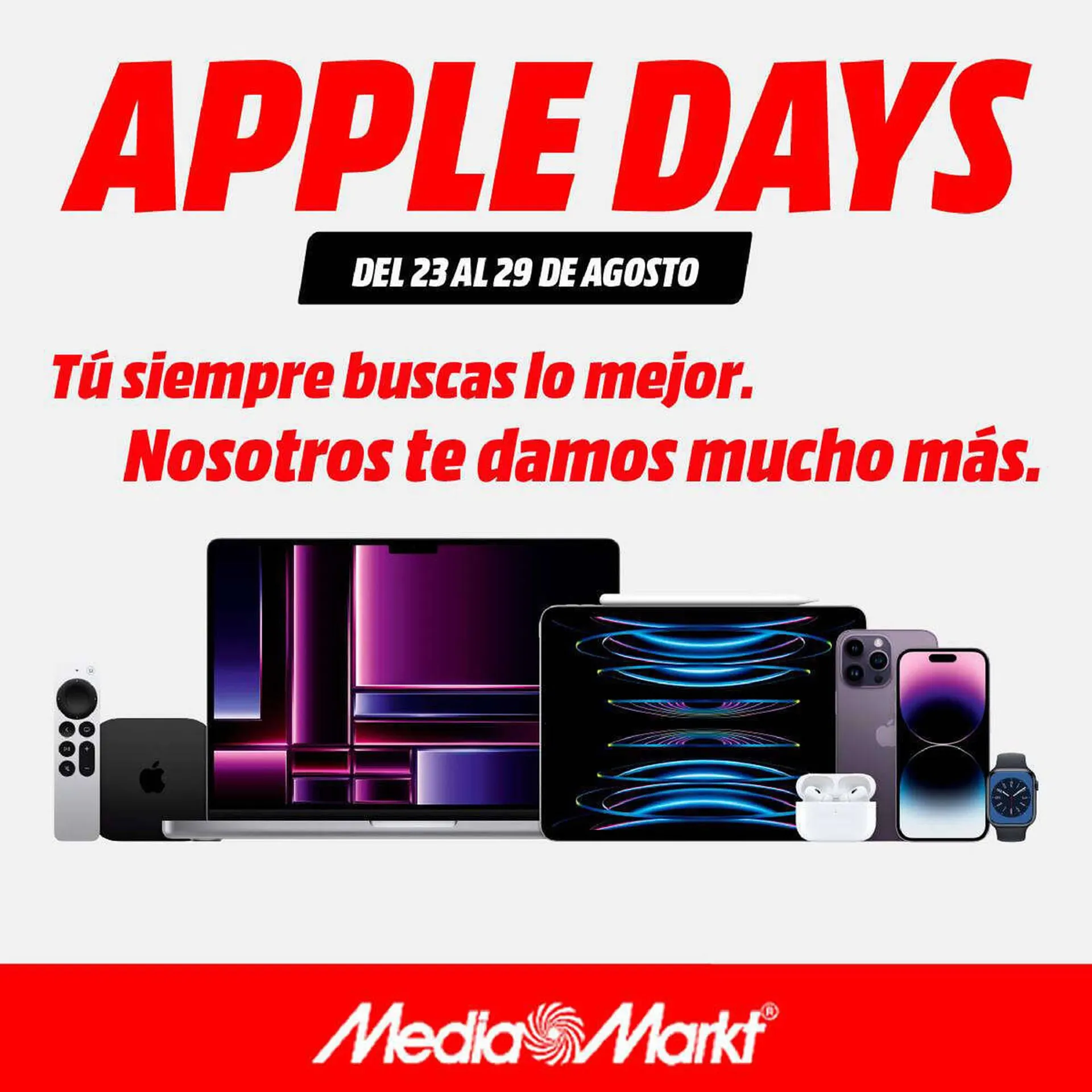 Catálogo de Folleto MediaMarkt 23 de agosto al 29 de agosto 2023 - Página 1