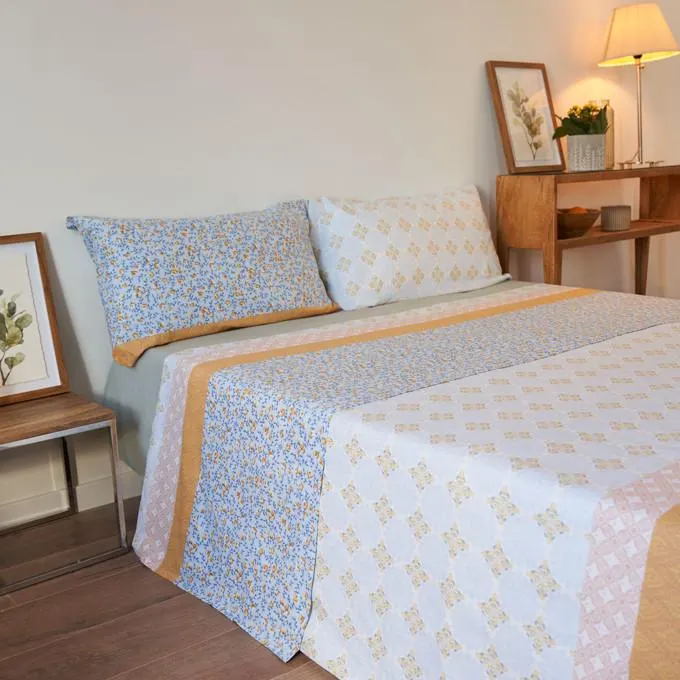 Juego de sábanas Algodón 2p - Aurora