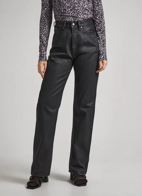 JEANS FIT RECTO Y TIRO ALTO