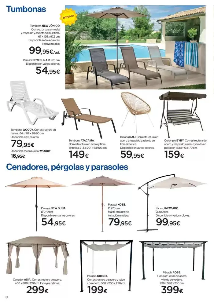 Catálogo de Terraza y jardín Canarias 9 de abril al 4 de mayo 2025 - Página 10