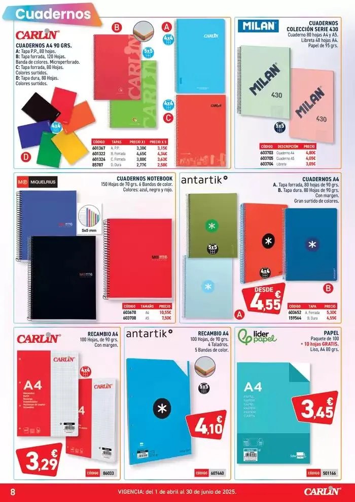 Catálogo de HIPER OFERTAS PAPELERÍA Nº5 21 de mayo al 30 de junio 2025 - Página 8