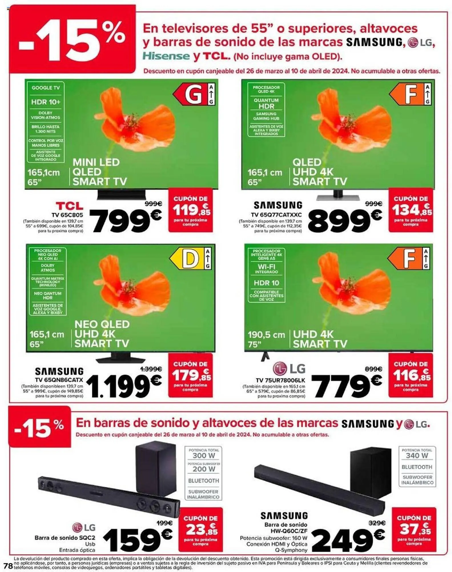 Catálogo de Folleto Carrefour 12 de marzo al 25 de marzo 2024 - Página 78