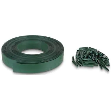 Tiras de ocultación verde 600 x 5 cm