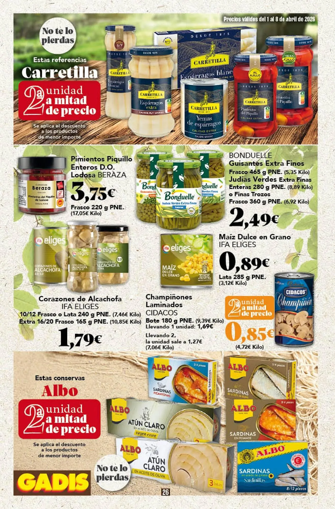 Catálogo de Folleto Gadis 1 de abril al 8 de abril 2026 - Página 26