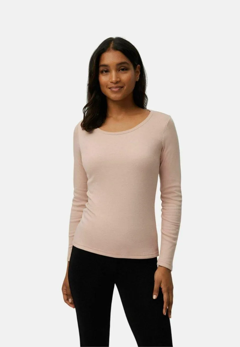 TÉRMICO LIGERO CUELLO REDONDO - Camiseta de manga larga - nude