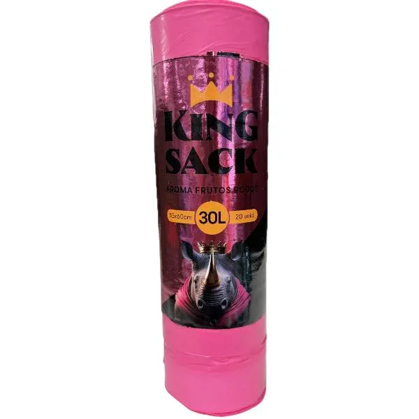 BOLSA BASURA FUCSIA PERFUMADA 30L 20UDS