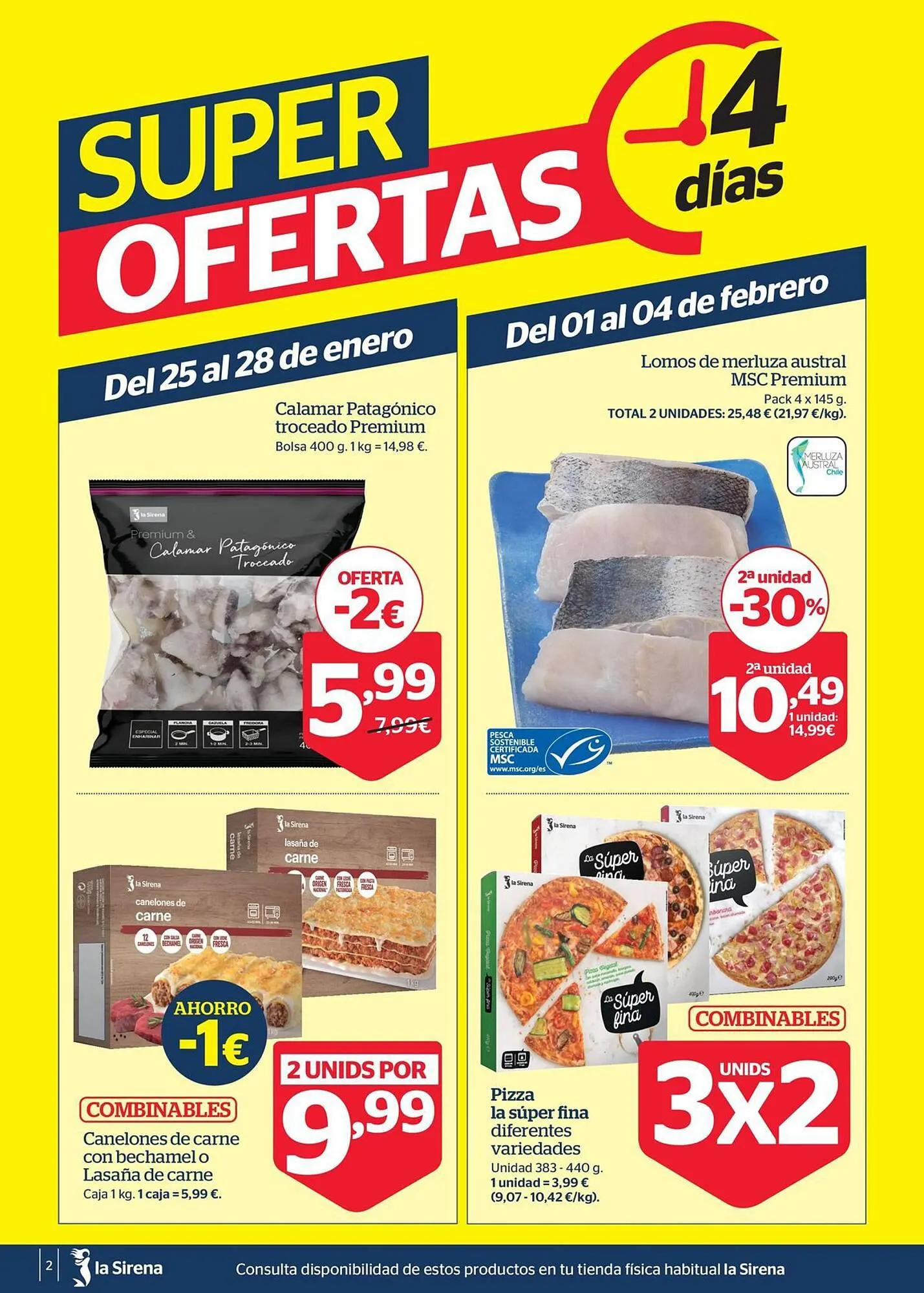 Catálogo de Folleto La Sirena 25 de enero al 21 de febrero 2024 - Página 2