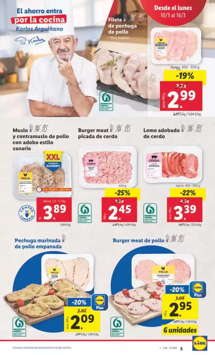 Catálogo de № 1 PRECIO - Ofertas válidas del 10/03 al 16/03 10 de marzo al 16 de marzo 2025 - Página 5