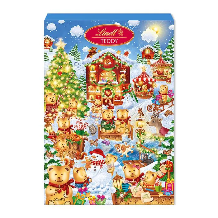 Calendario Adviento Osito Juego 265g - Lindt