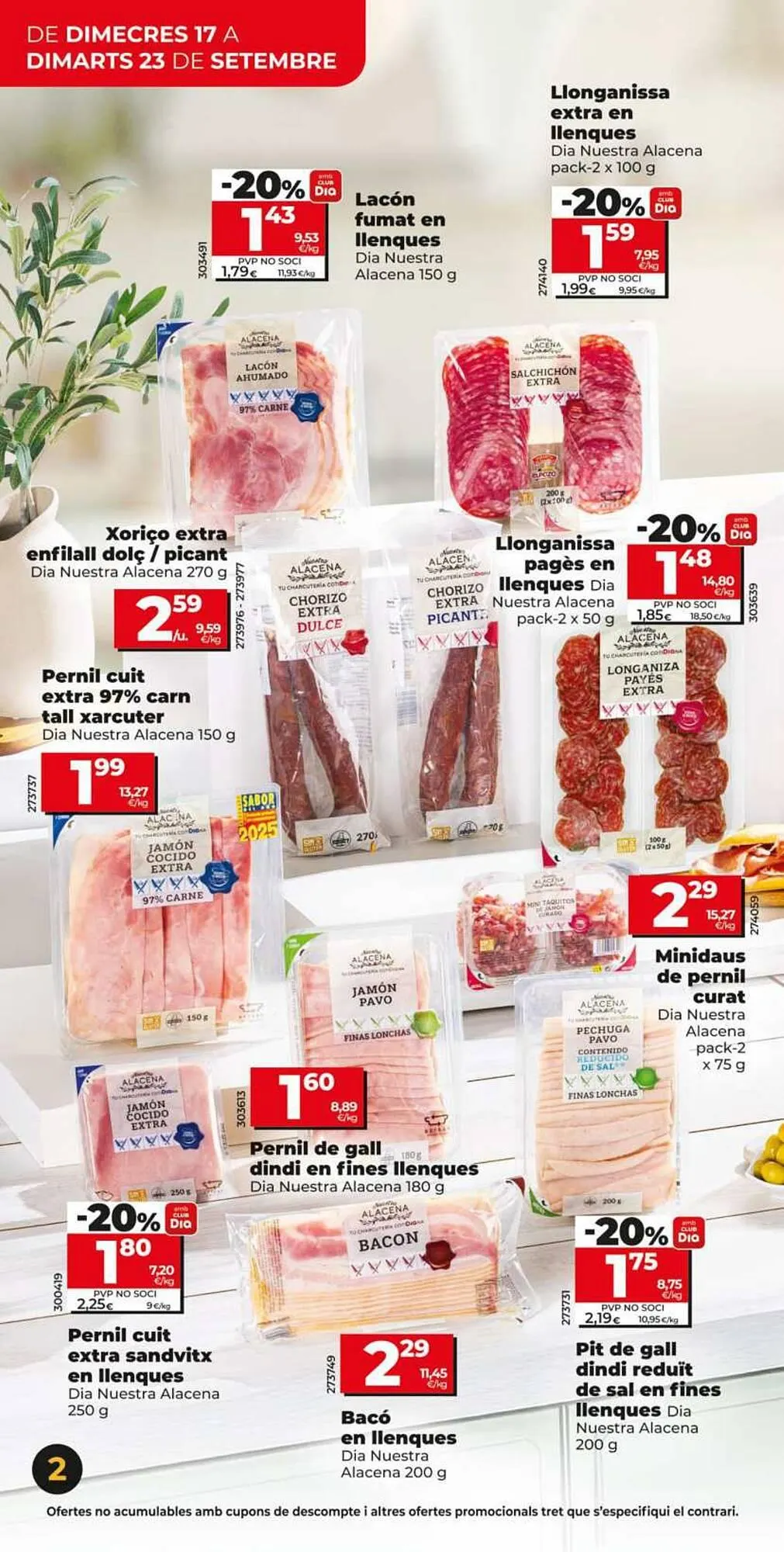 Catálogo de Folleto Dia 17 de septiembre al 23 de septiembre 2025 - Página 2