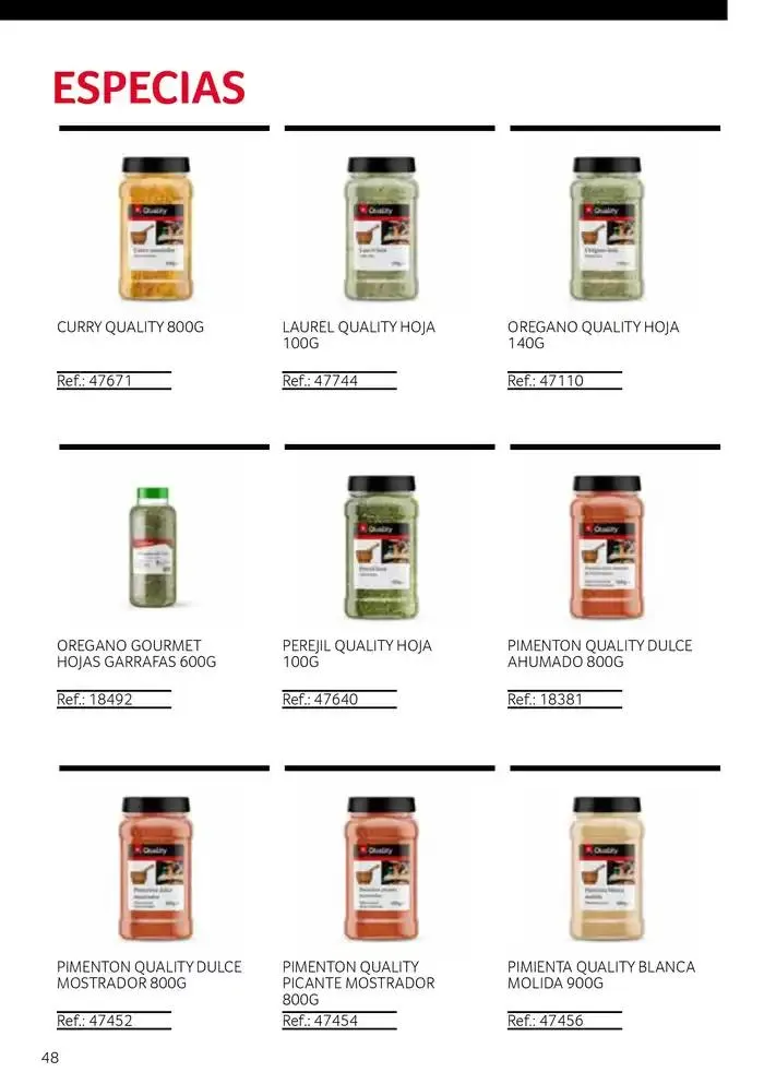Catálogo de Nuestra selección de hostelería 1 de marzo al 30 de abril 2025 - Página 48