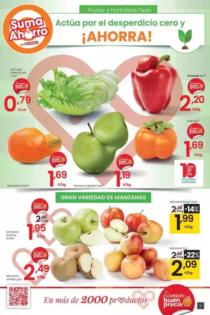 Catálogo de Más de 2000 productos, SIEMPRE A BUEN PRECIO HIPERMERCADOS EROSKI 31 de octubre al 12 de noviembre 2024 - Página 7