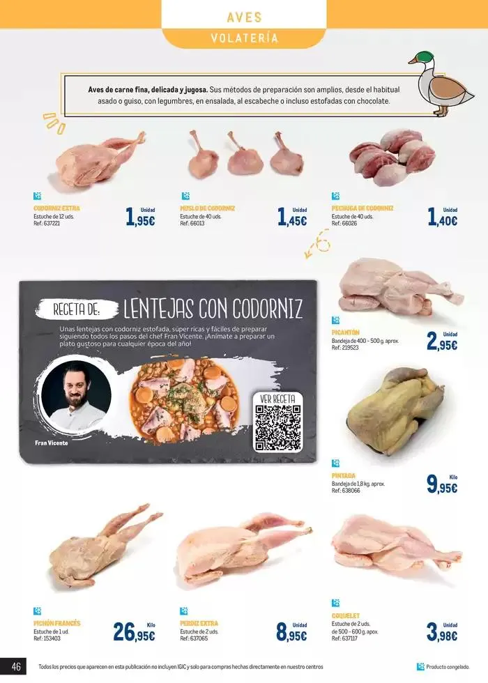 Catálogo de Especial Carnes Canarias 7 de abril al 4 de mayo 2025 - Página 46