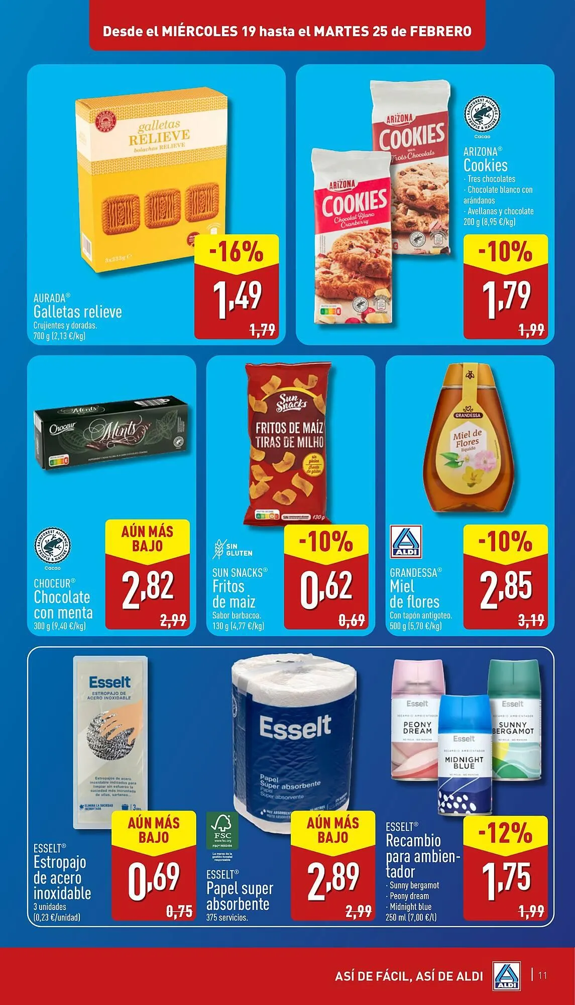 Catálogo de Folleto ALDI 19 de febrero al 25 de febrero 2025 - Página 11