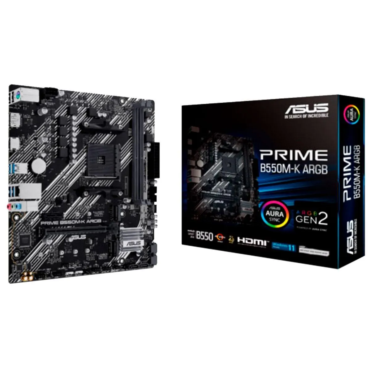 PLACA BASE ASUS PRIME B550M-K ARGB 90MB1GC0-M0EAY0