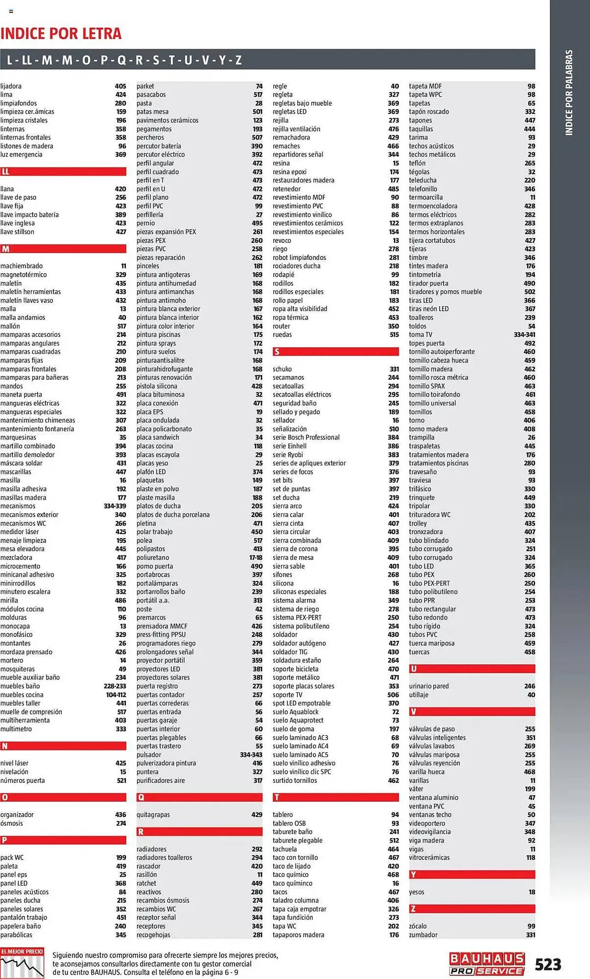 Catálogo de Folleto Bauhaus 24 de febrero al 31 de diciembre 2025 - Página 523