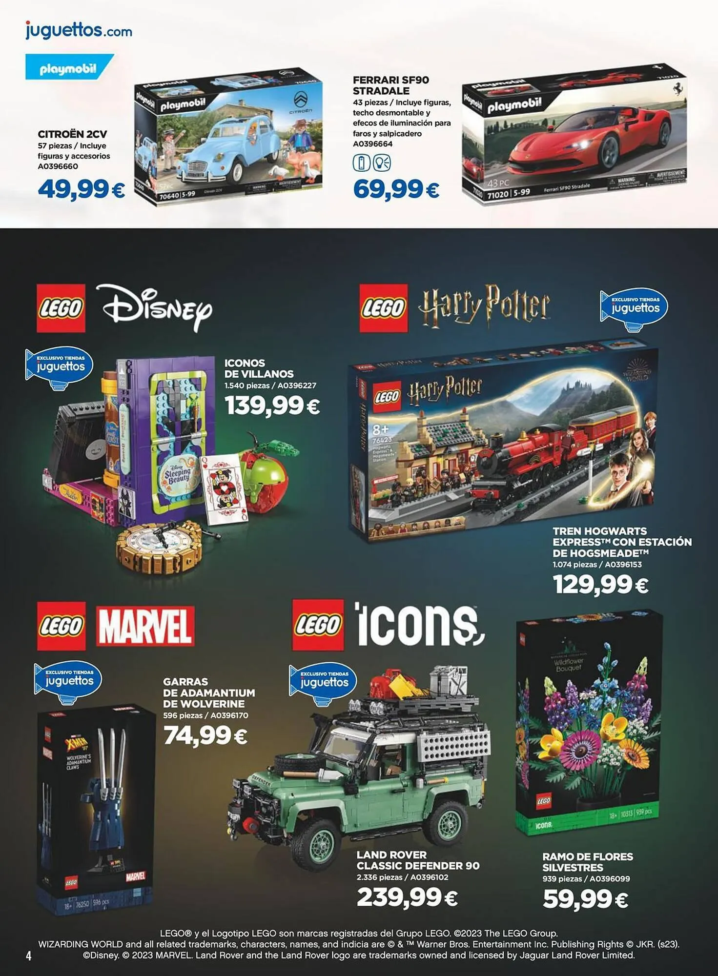 Catálogo de Folleto Juguettos 18 de septiembre al 7 de octubre 2023 - Página 4