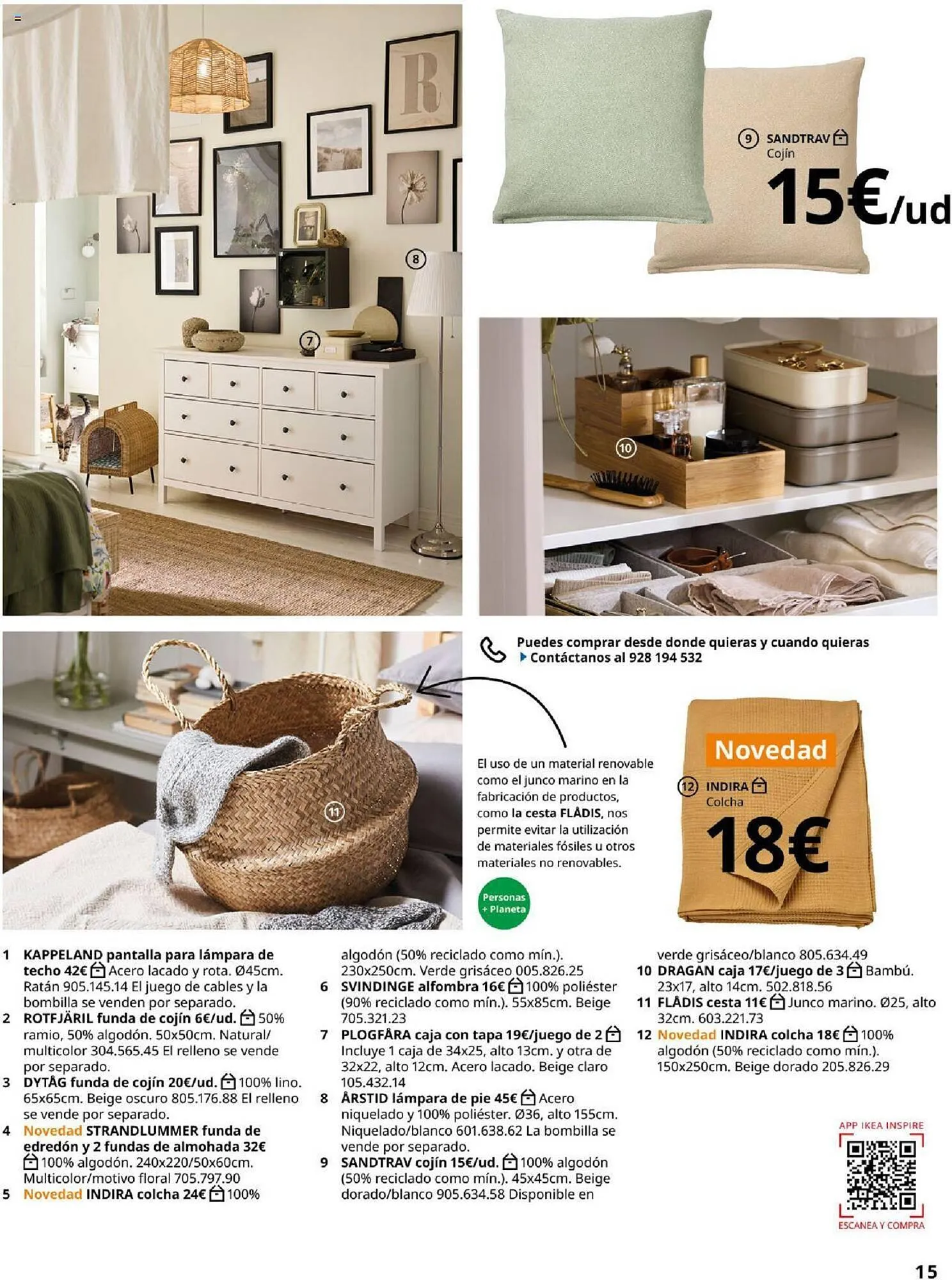 Catálogo de Folleto IKEA Accesorios y decoración 4 de septiembre al 31 de enero 2025 - Página 15
