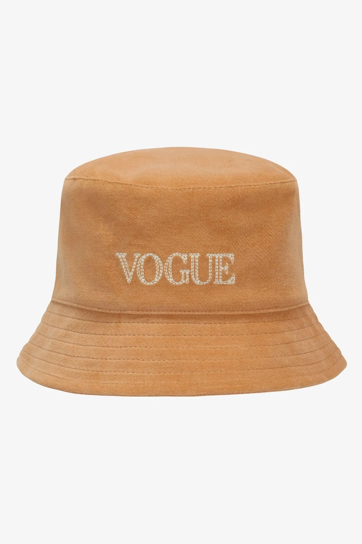 Gorro Bucket VOGUE camel
