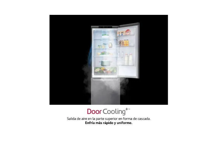 Outlet Frigorífico Combi LG, 186cm, Inox antihuellas , D