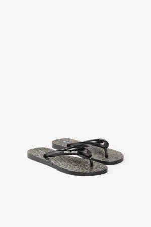 Chancletas con estampado Leopard