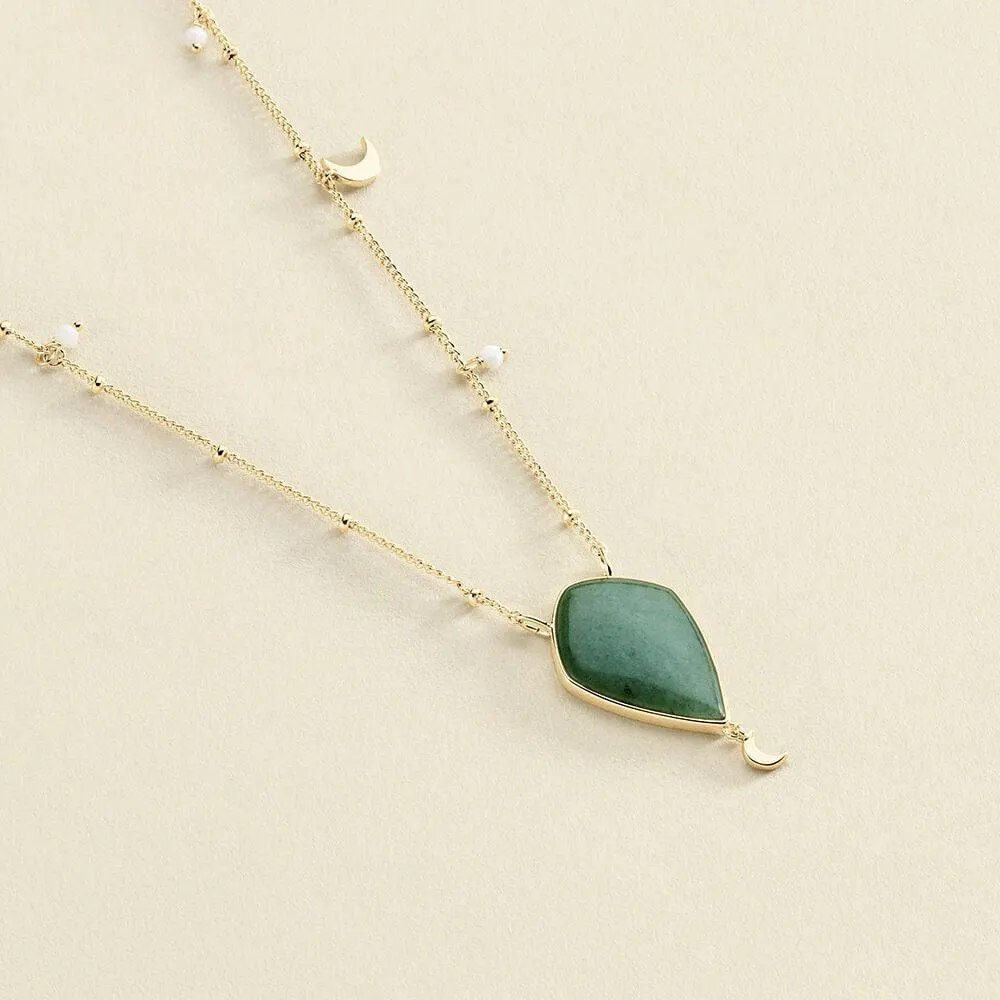 Collar corto MOON - Aventurine