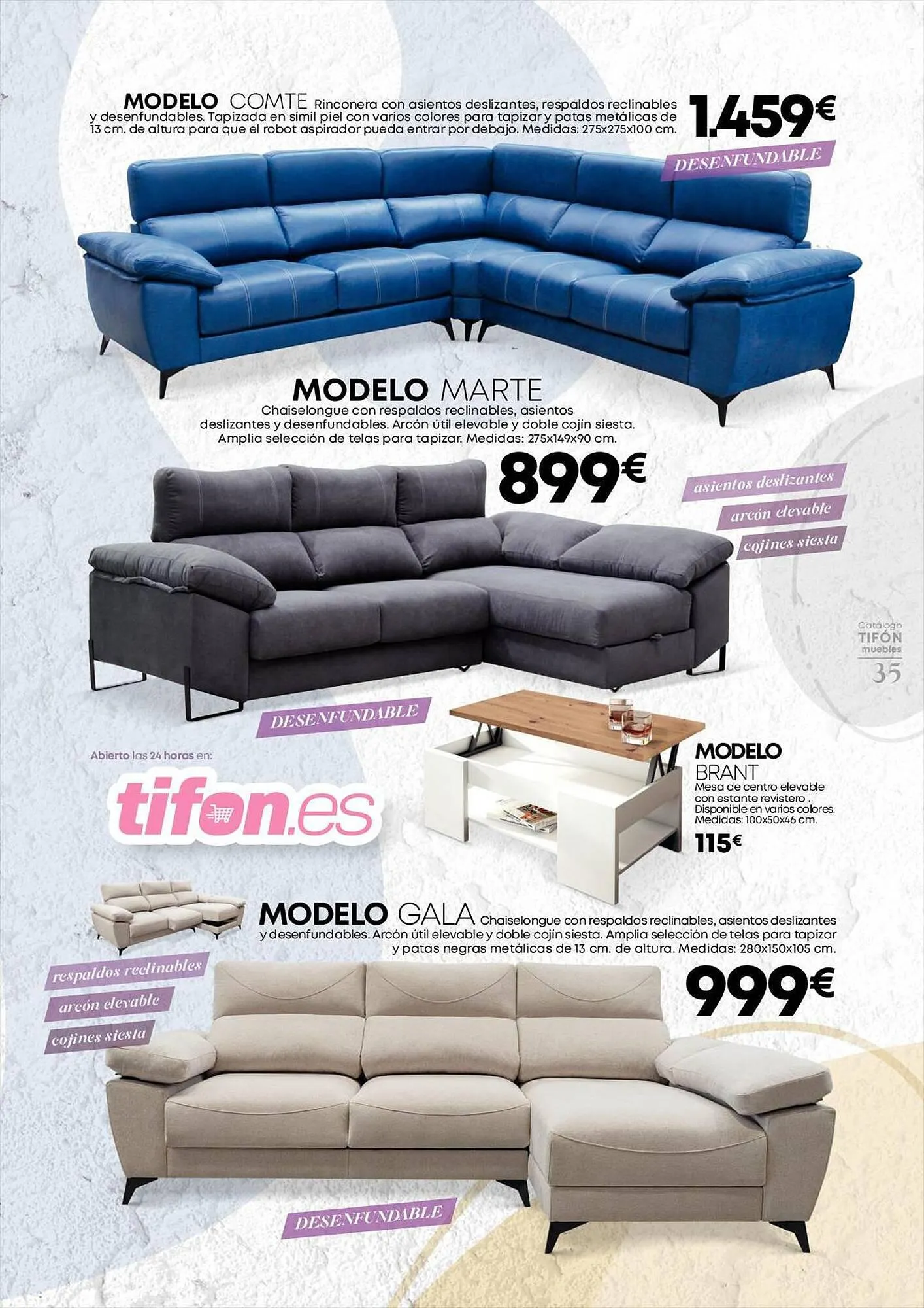 Catálogo de Folleto Tifón Hipermueble 24 de julio al 27 de julio 2023 - Página 35