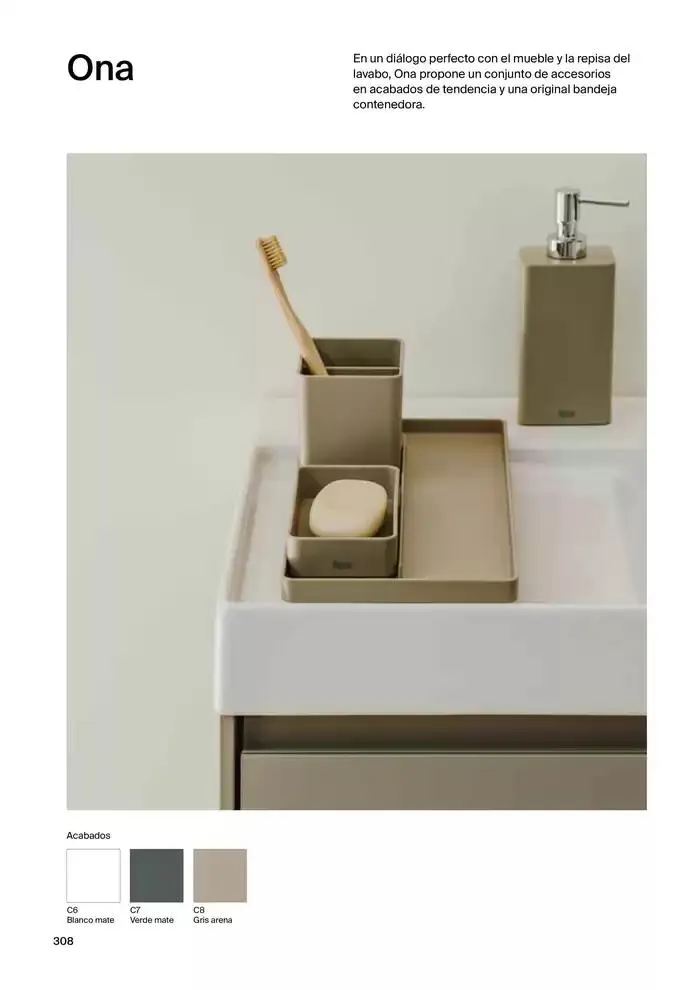 Catálogo de Colecciones de Baño, Muebles y Accesorios 9 de enero al 31 de diciembre 2025 - Página 310