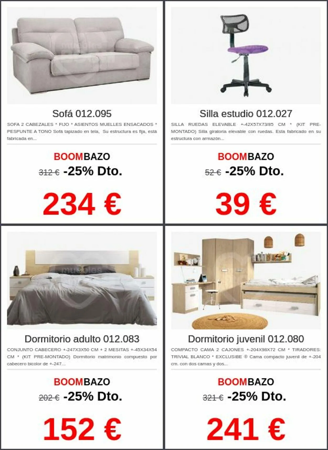 Catálogo de Muebles BOOM Oferta actual 19 de mayo al 28 de mayo 2025 - Página 1