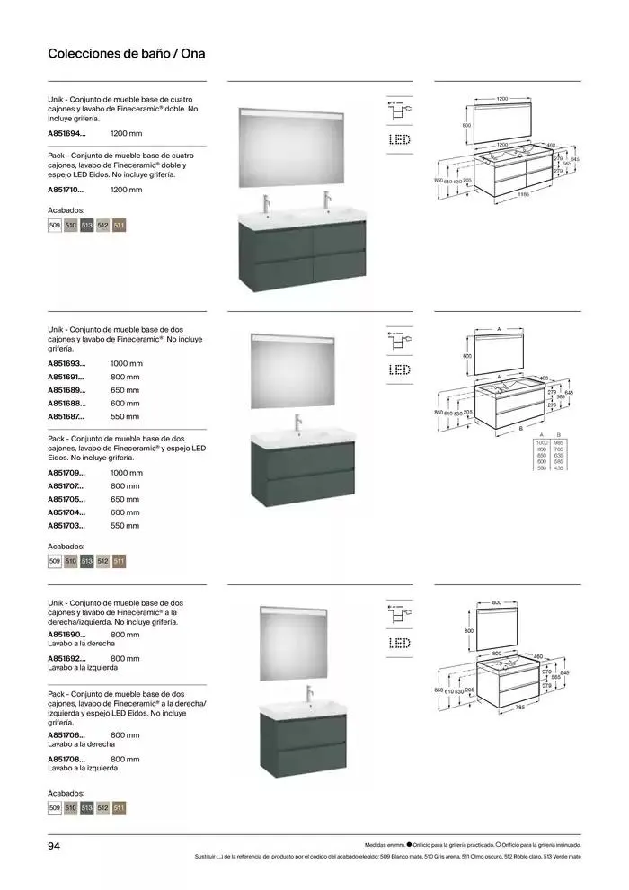 Catálogo de Colecciones de Baño, Muebles y Accesorios 9 de enero al 31 de diciembre 2025 - Página 96