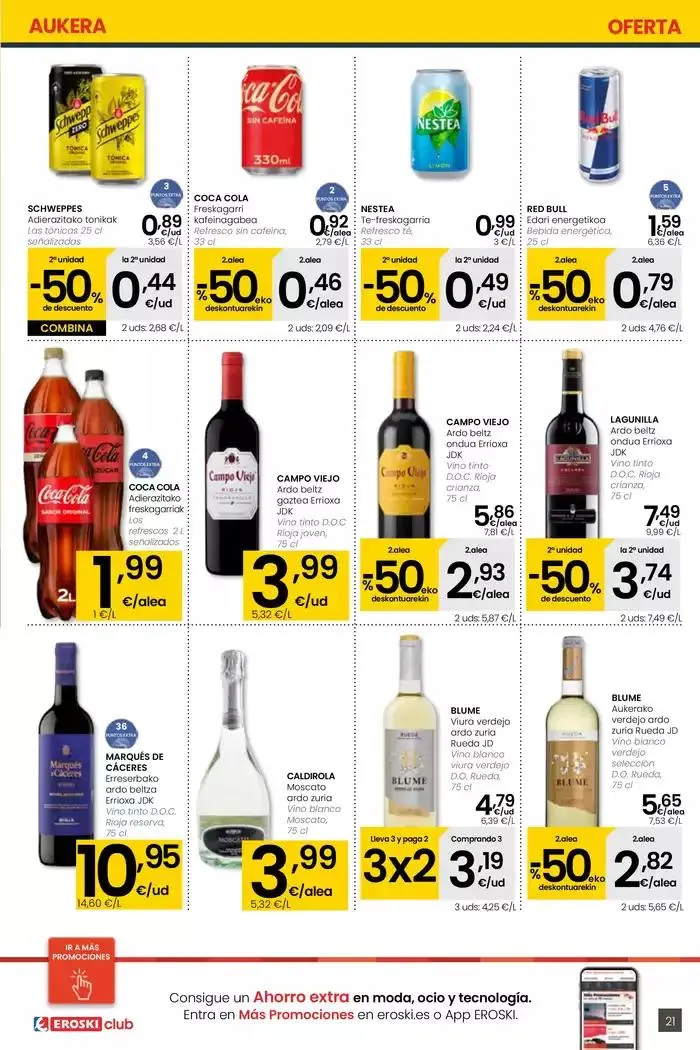 Catálogo de AUKERA OFERTA EROSKI CENTER 15 de mayo al 28 de mayo 2025 - Página 21