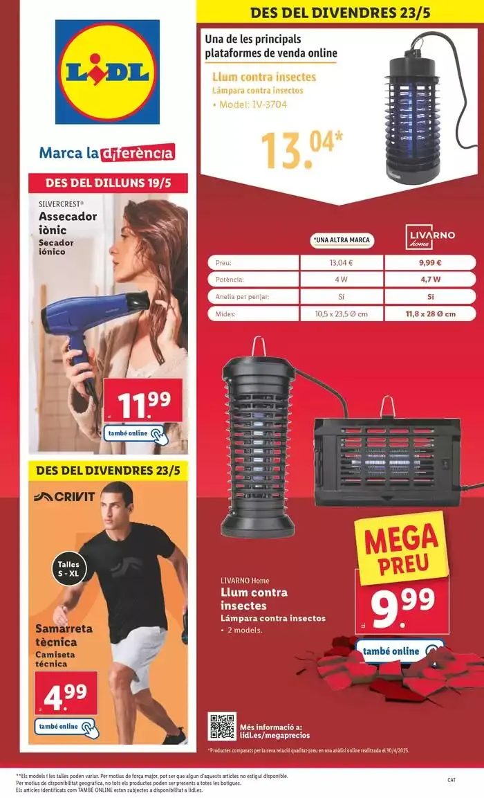 Catálogo de ¡Bazar Lidl! Ofertas válidas del 19/05 al 25/05 19 de mayo al 25 de mayo 2025 - Página 1