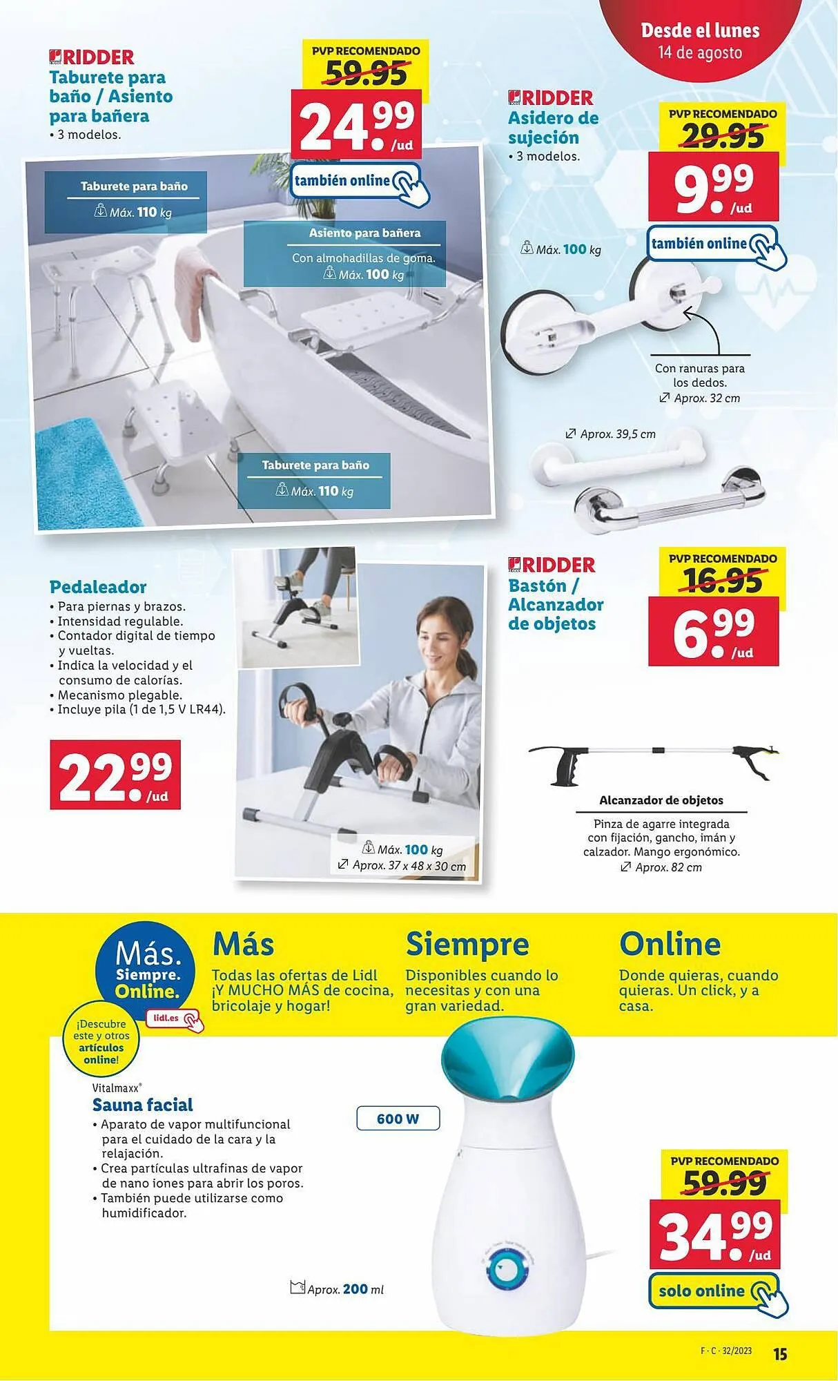 Catálogo de Folleto Lidl 10 de agosto al 16 de agosto 2023 - Página 15