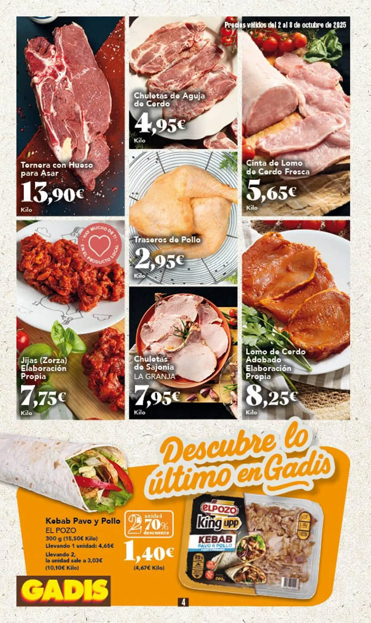 Catálogo de Folleto Gadis 2 de octubre al 8 de octubre 2025 - Página 4