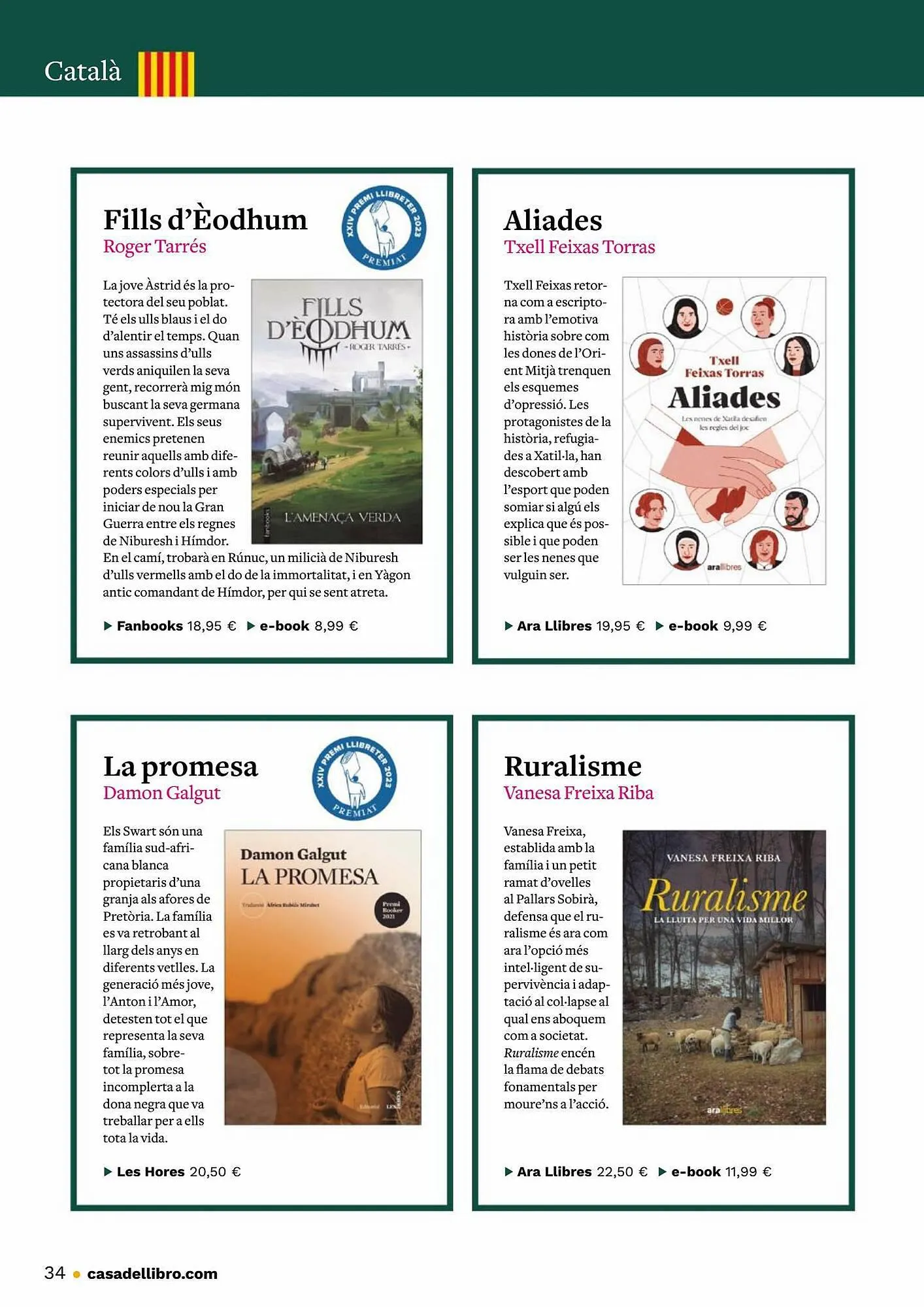 Catálogo de Folleto Casa del Libro 5 de julio al 31 de julio 2023 - Página 34