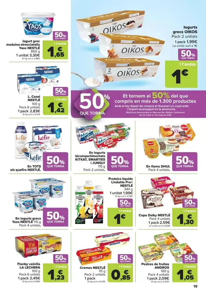 Catálogo de 50% QUE VUELVE + 3x2 10 de abril al 21 de abril 2025 - Página 19