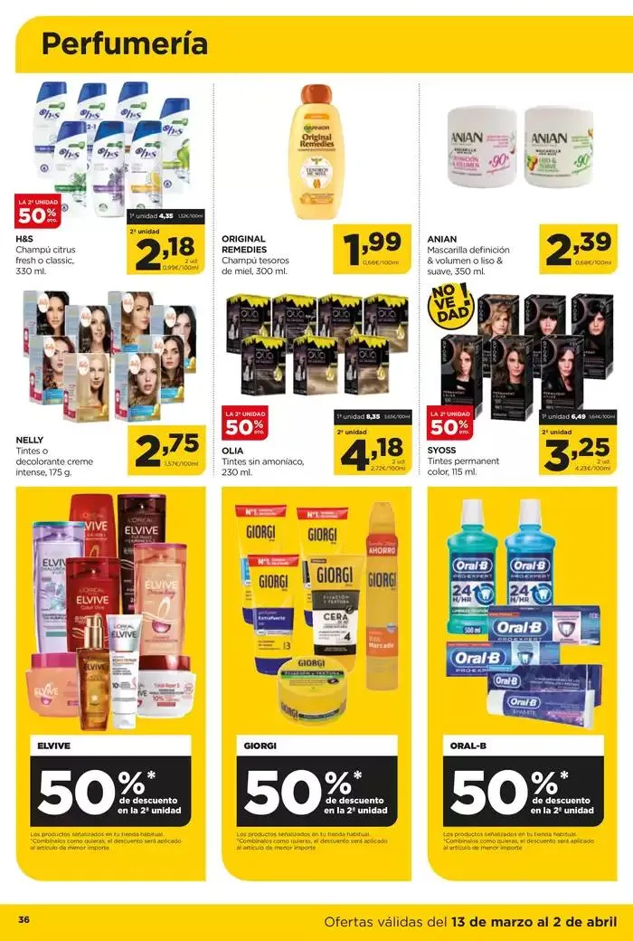 Catálogo de Ofertas válidas del 13 de Marzo al 2 de Abril 13 de marzo al 2 de abril 2025 - Página 36