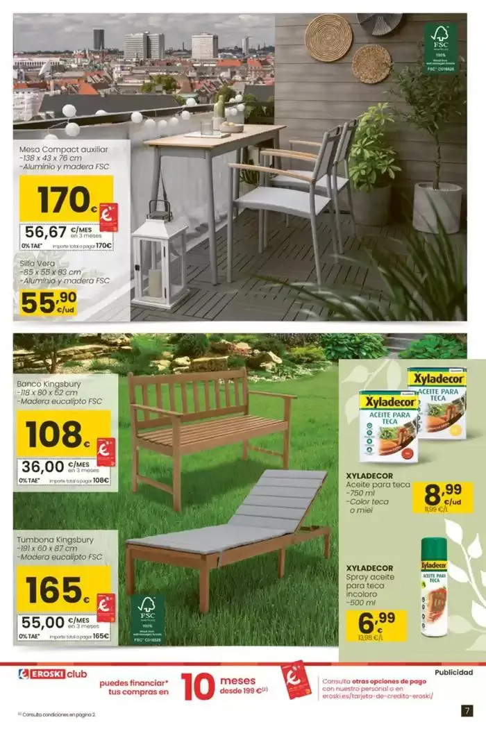 Catálogo de Terraza y jardín  3 de abril al 30 de abril 2025 - Página 7