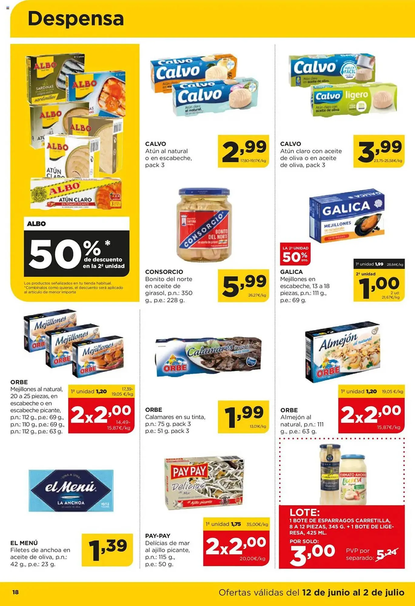 Catálogo de Folleto Alimerka 12 de junio al 2 de julio 2025 - Página 19