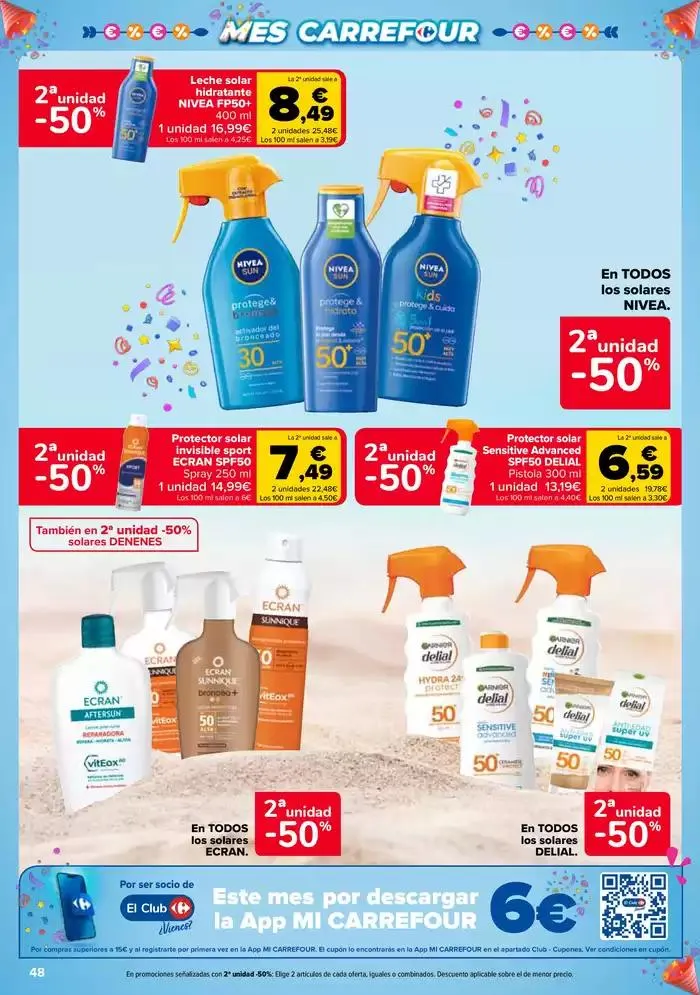 Catálogo de 50% QUE VUELVE + 2ªUD. AL -50% 13 de mayo al 26 de mayo 2025 - Página 48