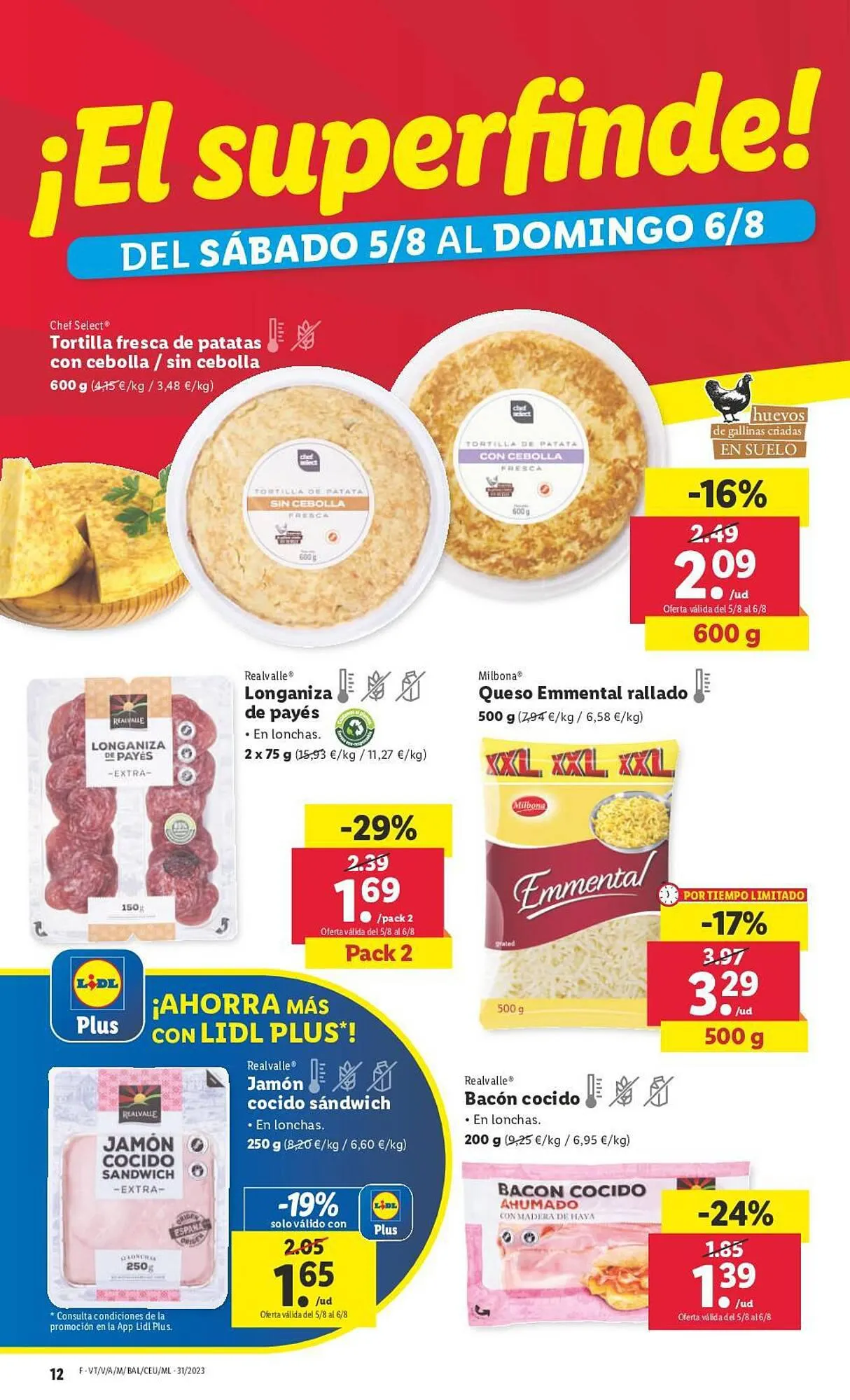 Catálogo de Folleto Lidl 3 de agosto al 9 de agosto 2023 - Página 12