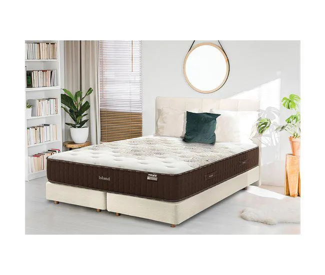Colchón ISLAND X9 FLEX® de Muelle Continuo Multielástic®NxT + Muelle Ensacado Pocket Premium® Micro