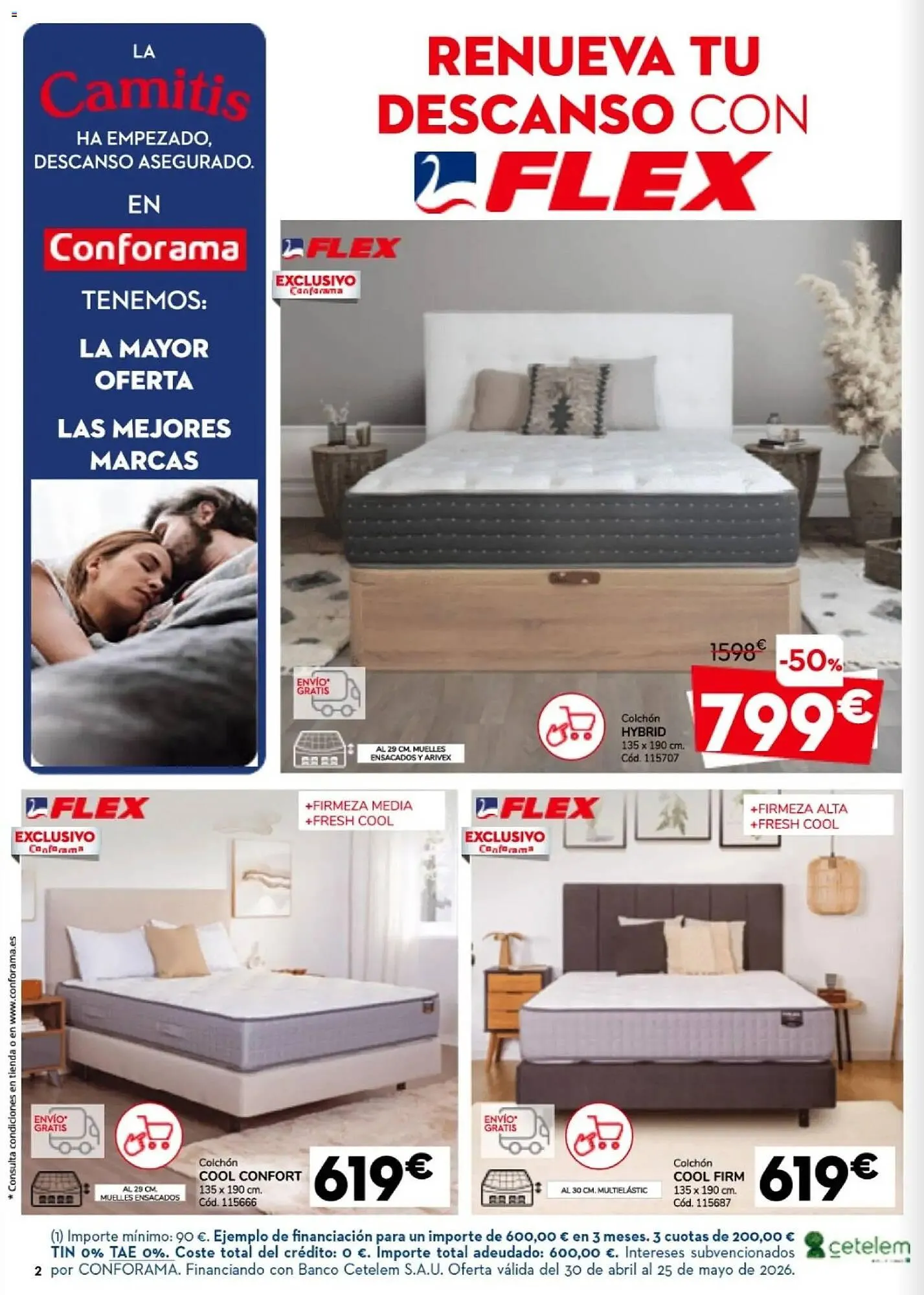 Catálogo de Catálogo Conforama 30 de abril al 25 de mayo 2026 - Página 2