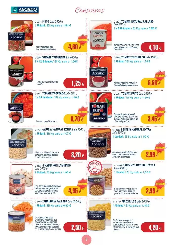 Catálogo de Productos Refrigerados y Ambiente 22 de abril al 18 de mayo 2025 - Página 8