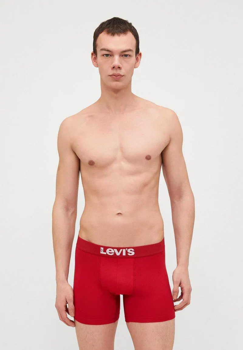 MEN SOLID BASIC VINTAGE 4 PACK - Calzoncillos - red/black