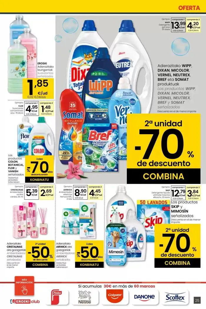 Catálogo de 2000 produktu baino gehiago, BETI PREZIO ONEAN EROSKI CENTER 30 de enero al 11 de febrero 2025 - Página 25