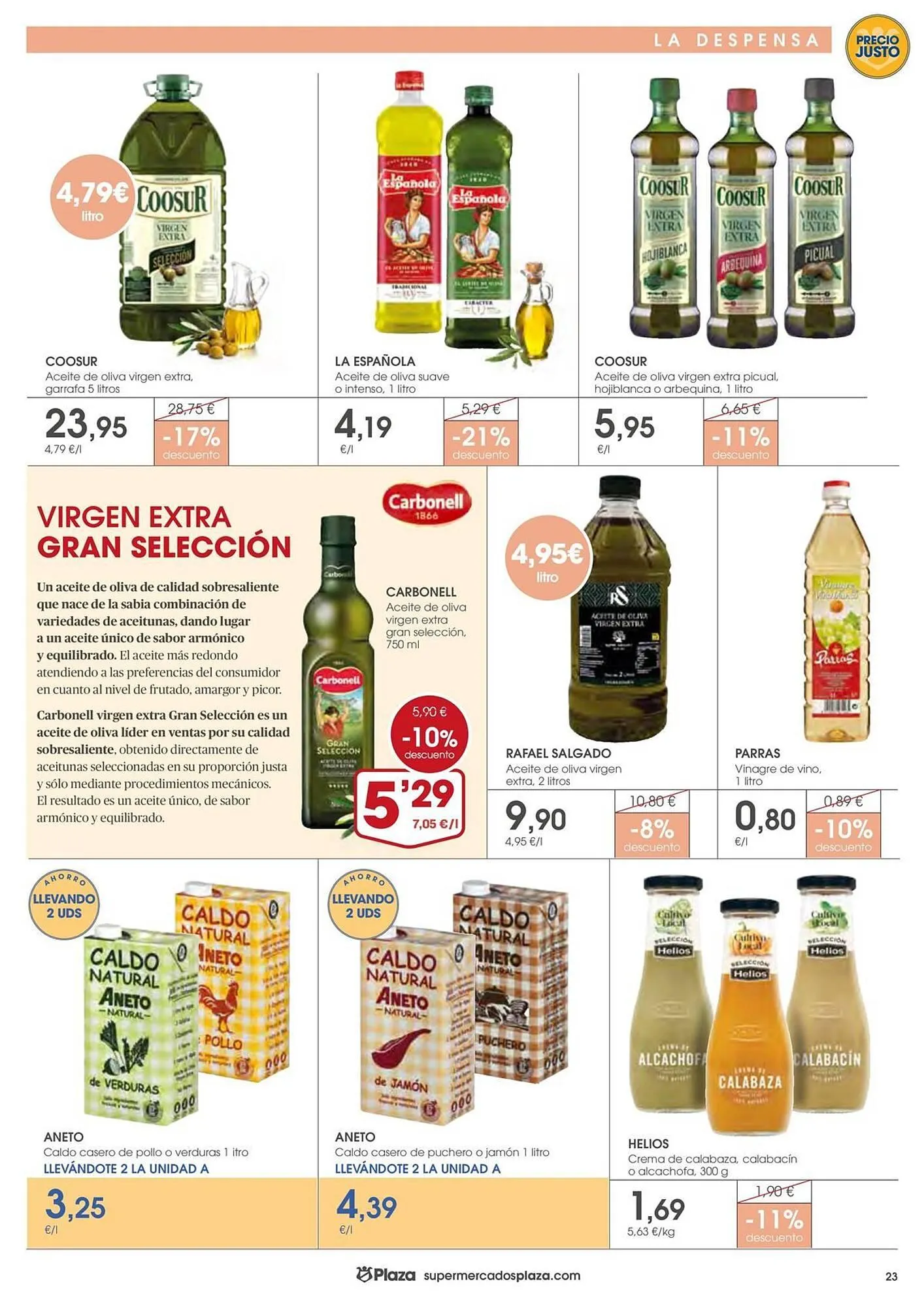 Catálogo de Folleto Supermercados Plaza 19 de marzo al 8 de abril 2026 - Página 23