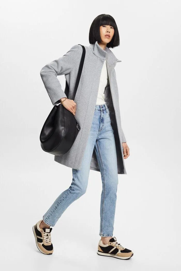 Reciclado: abrigo con lana